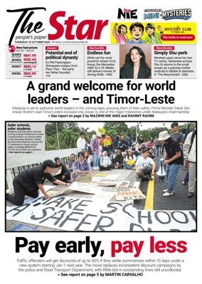 Cover of The Star Malaysia