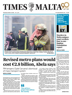 Cover of Times of Malta