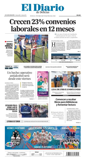 Cover of El Diario de Delicias