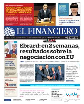 Cover of El Financiero