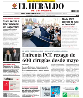 Cover of El Heraldo de Chihuahua