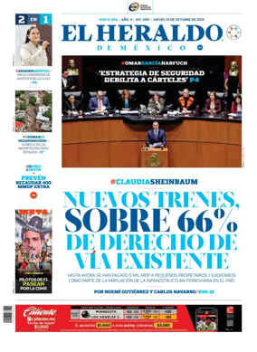Cover of El Heraldo de Mexico