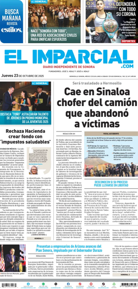 Cover of El Imparcial