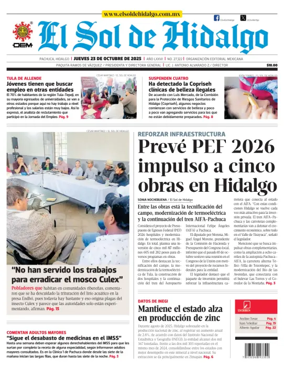 Cover of El Sol de Hidalgo