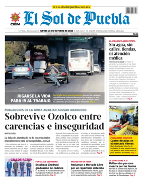 Cover of El Sol de Puebla