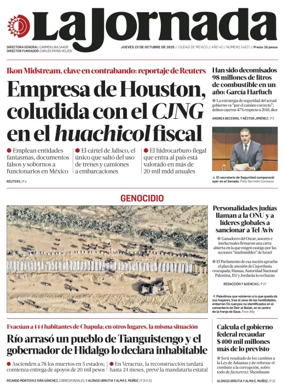 Cover of La Jornada