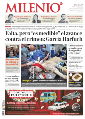 Cover of Milenio Jalisco