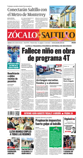 Cover of Zócalo Saltillo