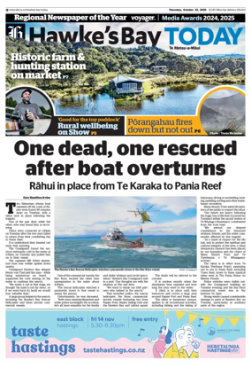Cover of Hawke's Bay Today