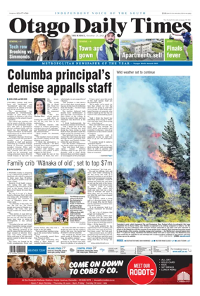 Cover of Otago Daily Times