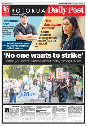 Cover of Rotorua Daily Post