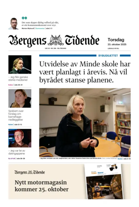 Cover of Bergens Tidende