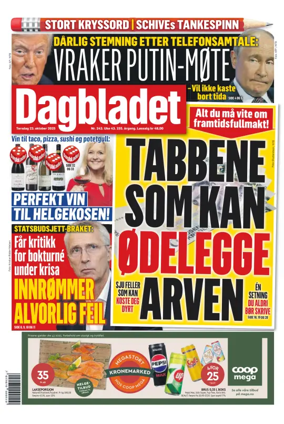 Cover of Dagbladet