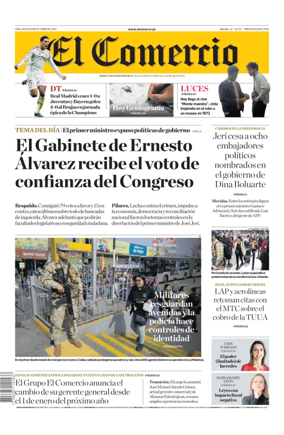 Cover of Diario El Comercio