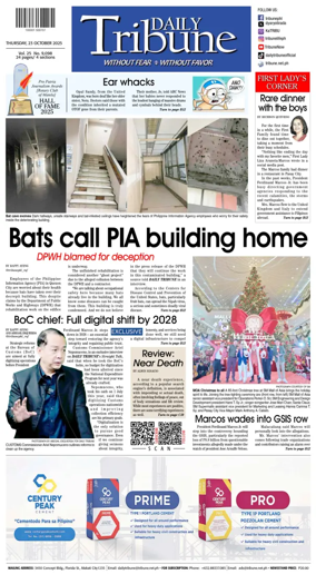 Cover of Daily Tribune (Philippines)