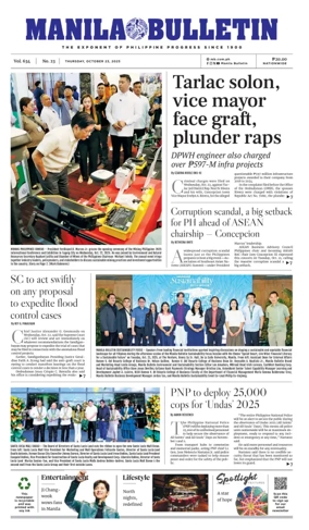 Cover of Manila Bulletin