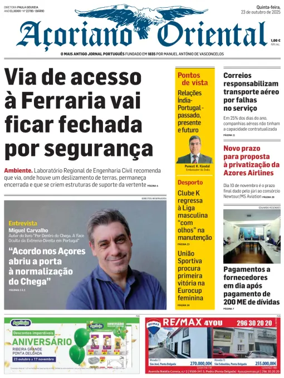 Cover of Acoriano Oriental