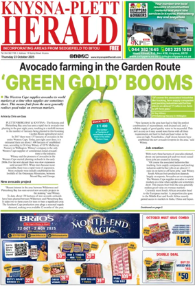 Cover of Knysna-Plett Herald