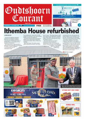 Cover of Oudtshoorn Courant