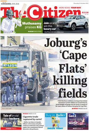 Cover of The Citizen (Gauteng)