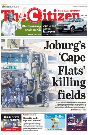 Cover of The Citizen (KZN)