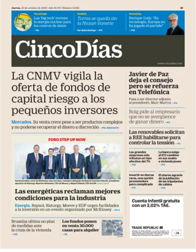 Cover of Cinco Días