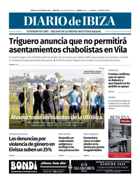 Cover of Diario de Ibiza