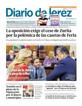 Cover of Diario de Jerez