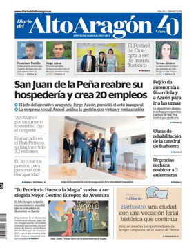 Cover of Diario del Alto Aragón