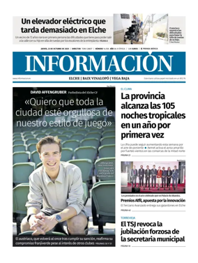 Cover of Diario Informacion (Elche y Vega Baja)
