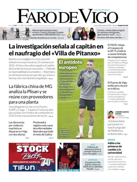 Cover of Faro de Vigo