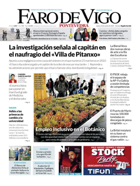 Cover of Faro de Vigo (Pontevedra)