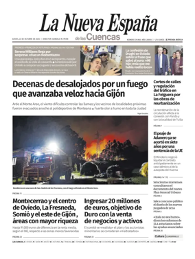 Cover of La Nueva España (Cuencas)
