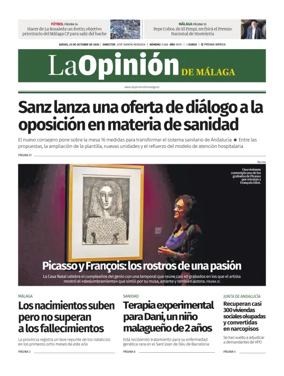 Cover of La Opinión de Málaga