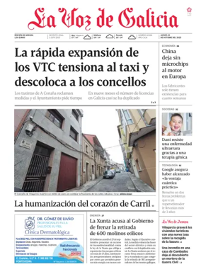Cover of La Voz de Galicia (Arousa)