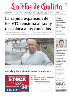 Cover of La Voz de Galicia (Carballo)