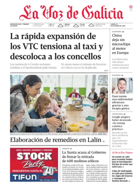 Cover of La Voz de Galicia (Deza)