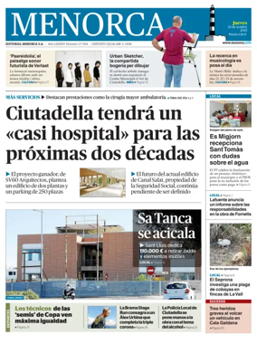 Cover of Menorca Diario Insular