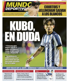 Cover of Mundo Deportivo (Gipuzkoa)