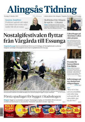 Cover of Alingsås Tidning