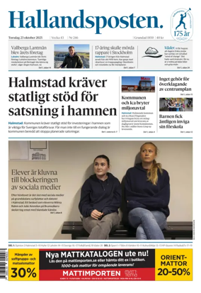 Cover of Hallandsposten