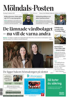 Cover of Mölndals-Posten