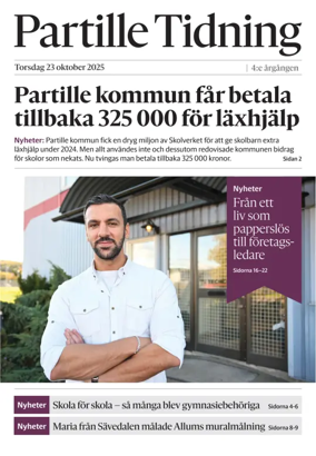 Cover of Partille Tidning