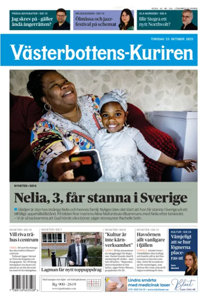 Cover of Västerbottens-Kuriren