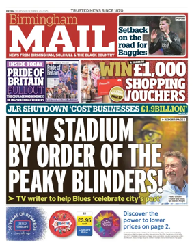 Cover of Birmingham Mail