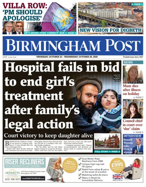 Cover of Birmingham Post