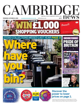 Cover of Cambridge News