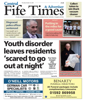 Cover of Central Fife Times