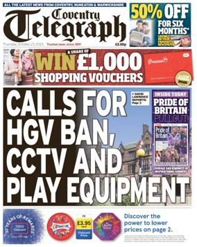 Cover of Coventry Telegraph
