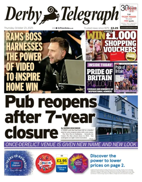 Cover of Derby Telegraph